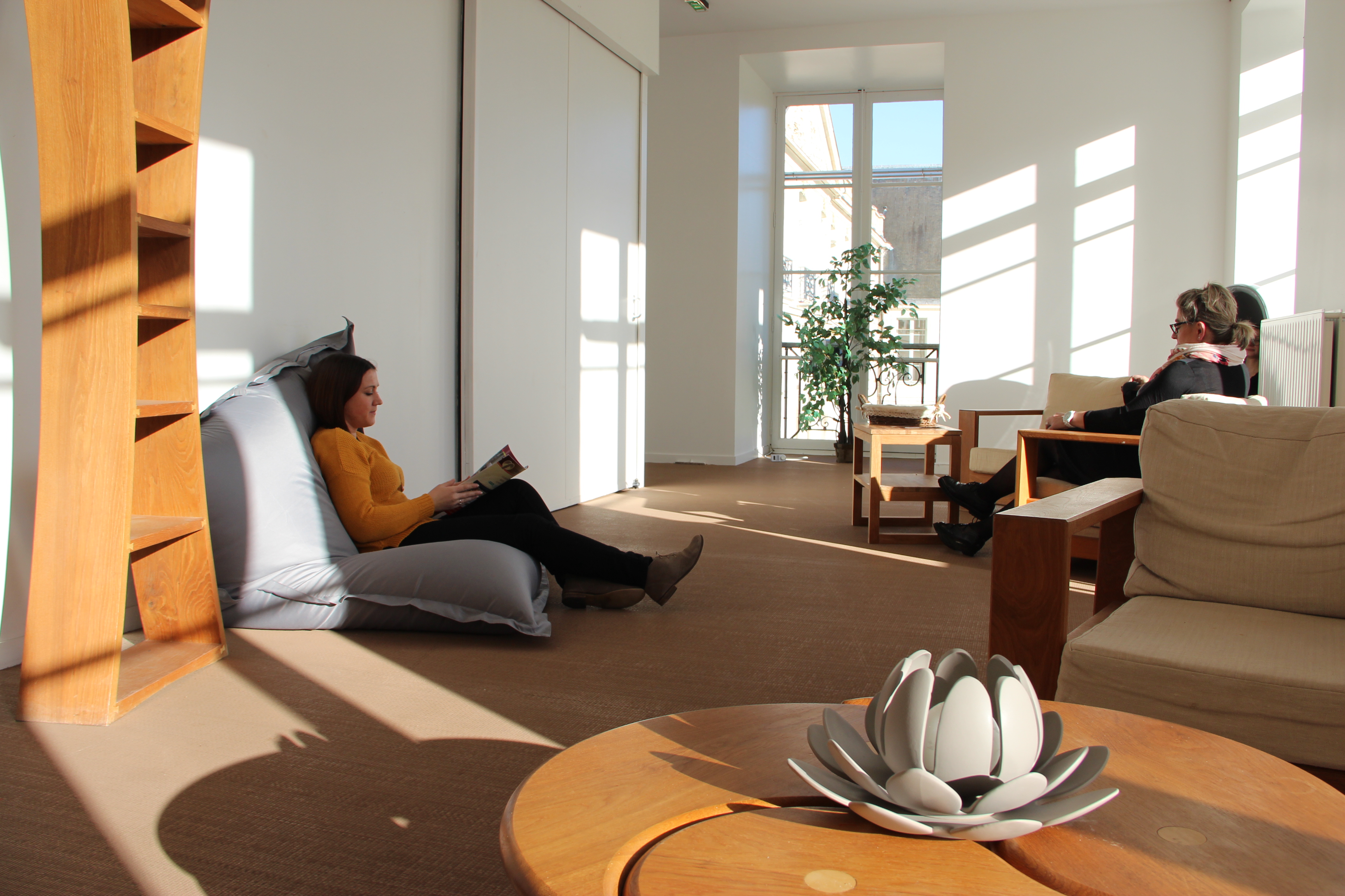 Salle de repos et de déconnexion