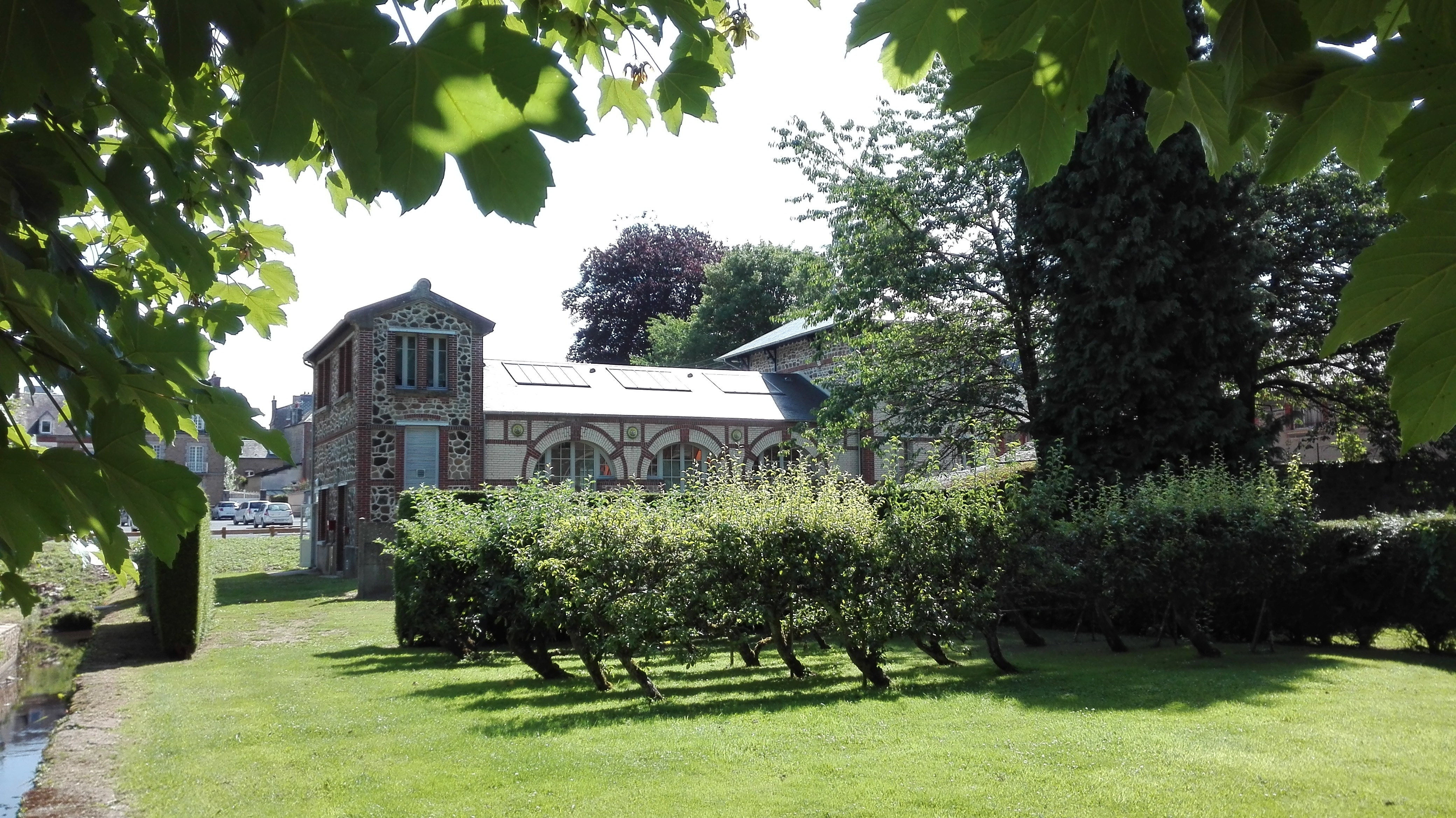 Espace extérieur arboré