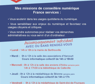 Permanence conseillère numérique Lezarts et les mots