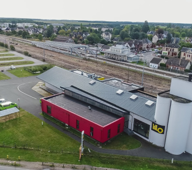 Prise de vue extérieure du Silo