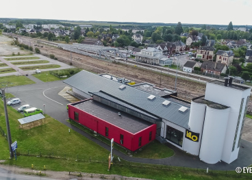 Prise de vue extérieure du Silo