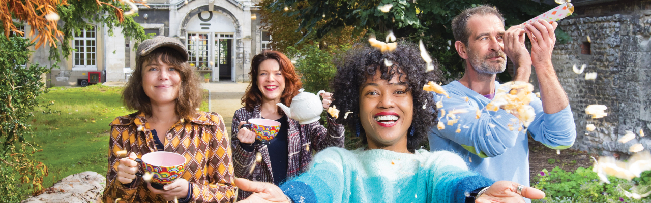 Le Kaléidoscope est situé dans un ancien monastère au cœur d'un parc arboré de 2500 m2