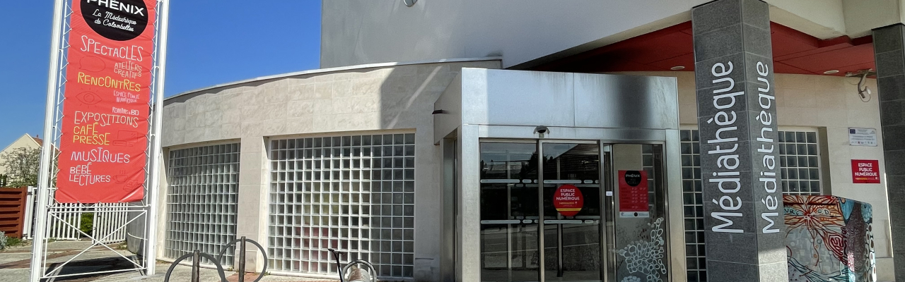 Extérieur de la médiathèque de Colombelles